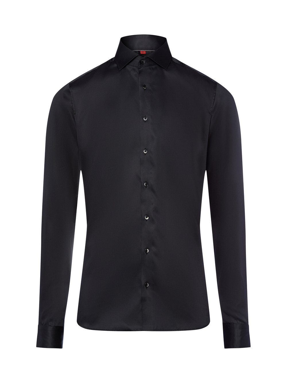 Finshley & Harding Męska koszula biznesowa Mężczyźni Slim Fit Bawełna czarny, 44