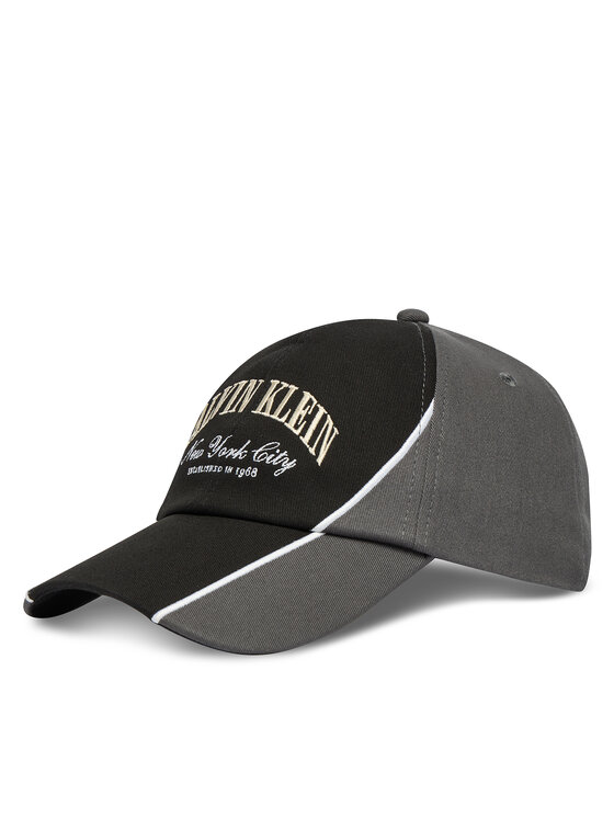 Calvin Klein Czapka z daszkiem Two Tone Seasonal Graphic Cap LV04D5088G Czarny