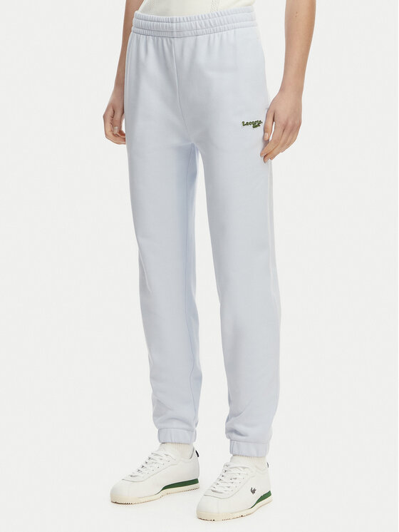 Lacoste Spodnie dresowe XF7604 Niebieski jasny Regular Fit