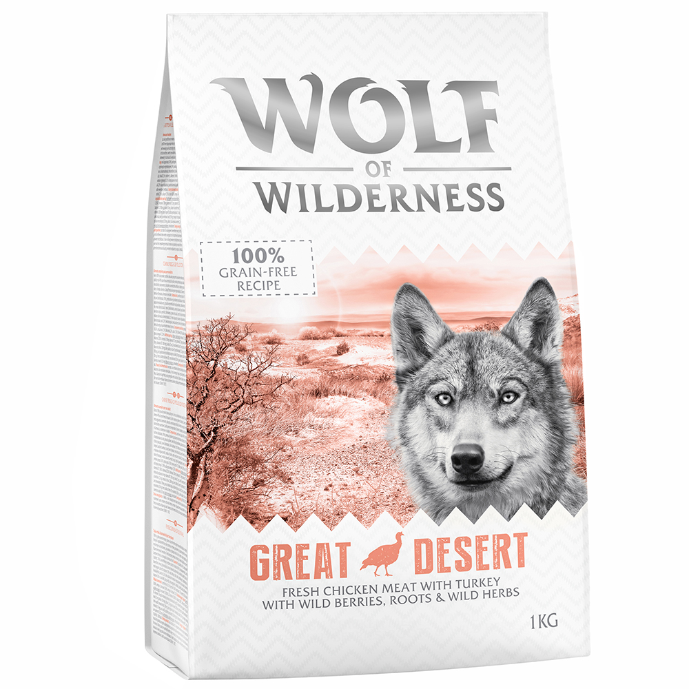 Wolf of Wilderness Adult „Great Desert”, indyk - 1 kg