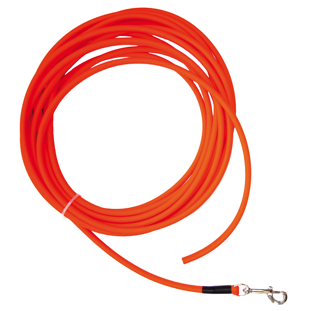 Smycz okrągła Heim BioThane, pomarańczowa - Dł. x Ø: 10 m x 8 mm