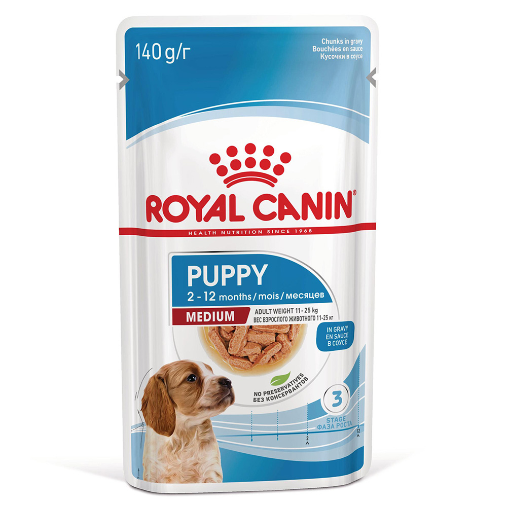 Royal Canin Medium Puppy w sosie - 40 x 140 g