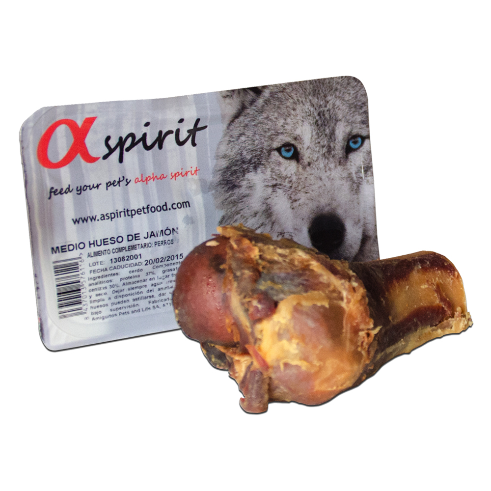 Alpha Spirit kość z szynki serrano, połowa - 1 sztuka miniaturka