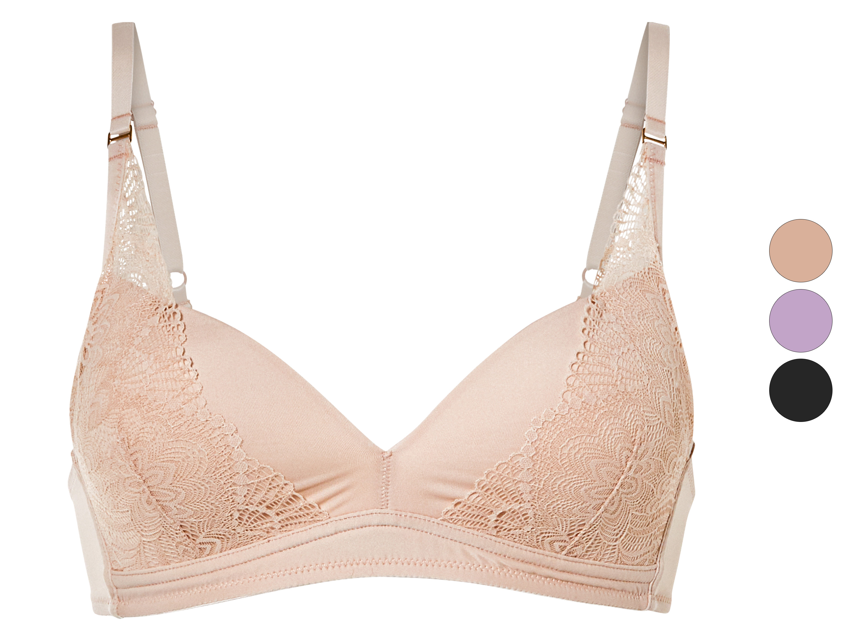 esmara® Biustonosz braletka z koronką i miseczkami push-up miniaturka