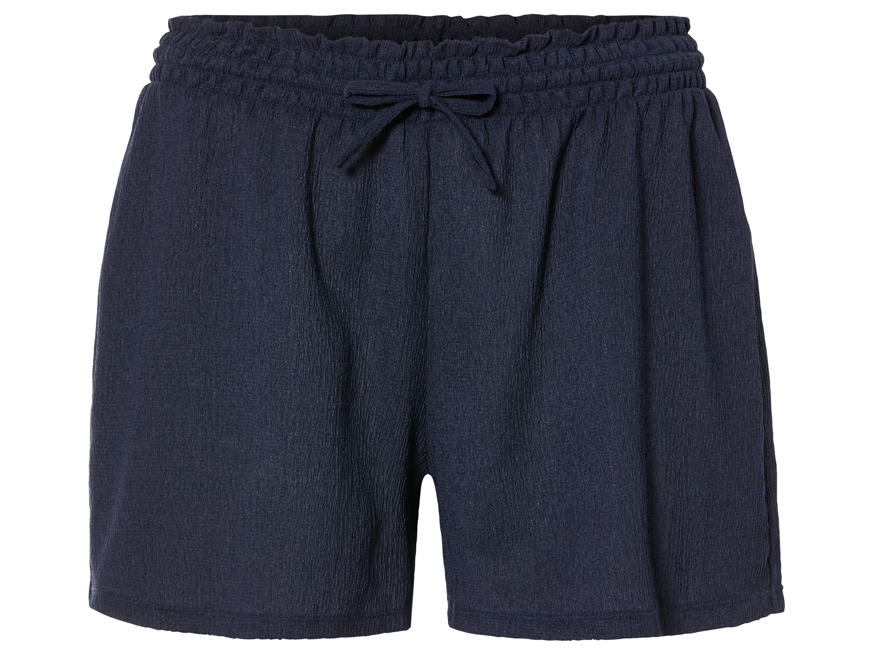 esmara® Szorty damskie z elastycznym pasem (Granatowy, XS (32-34))