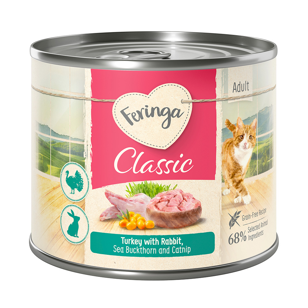Korzystny pakiet Feringa Classic Meat Menu, 12 x 200 g - Królik i indyk