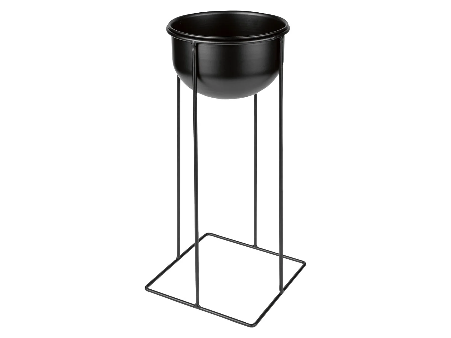 LIVARNO home Doniczka z metalową podstawą, maks. 3 kg  (Okrągły)