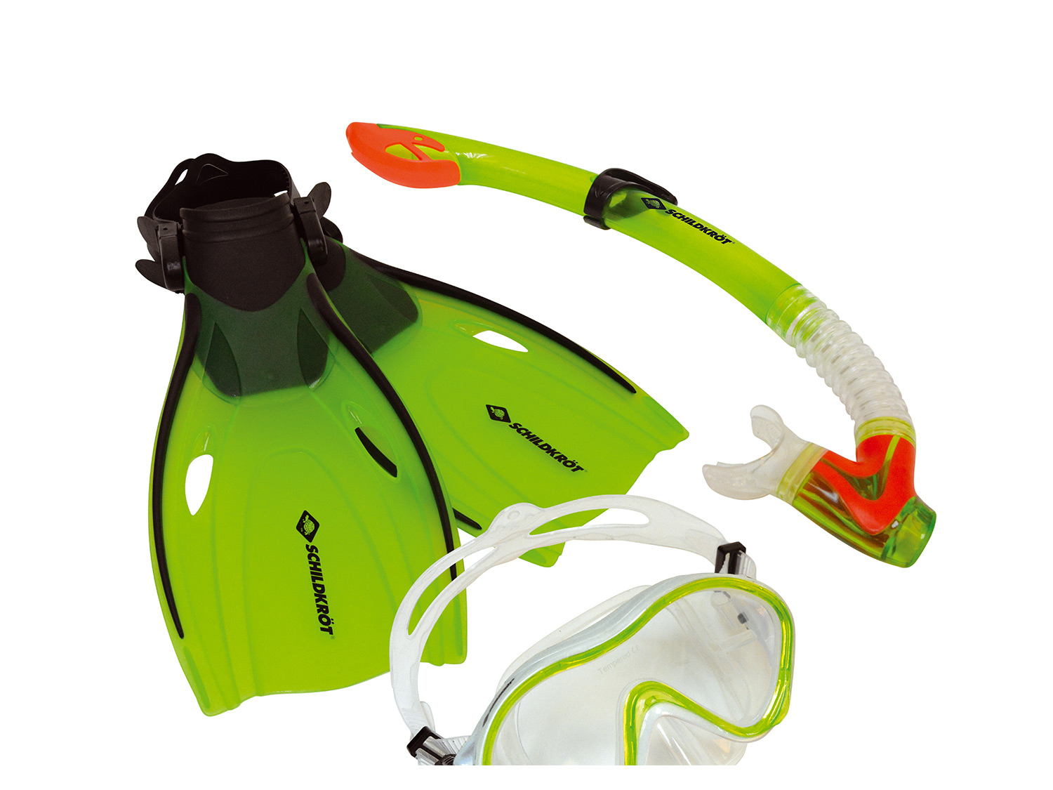 SCHILDKRÖT Zestaw do snorkelingu dla dzieci "BERMUDA", 3 elementy (S/M)
