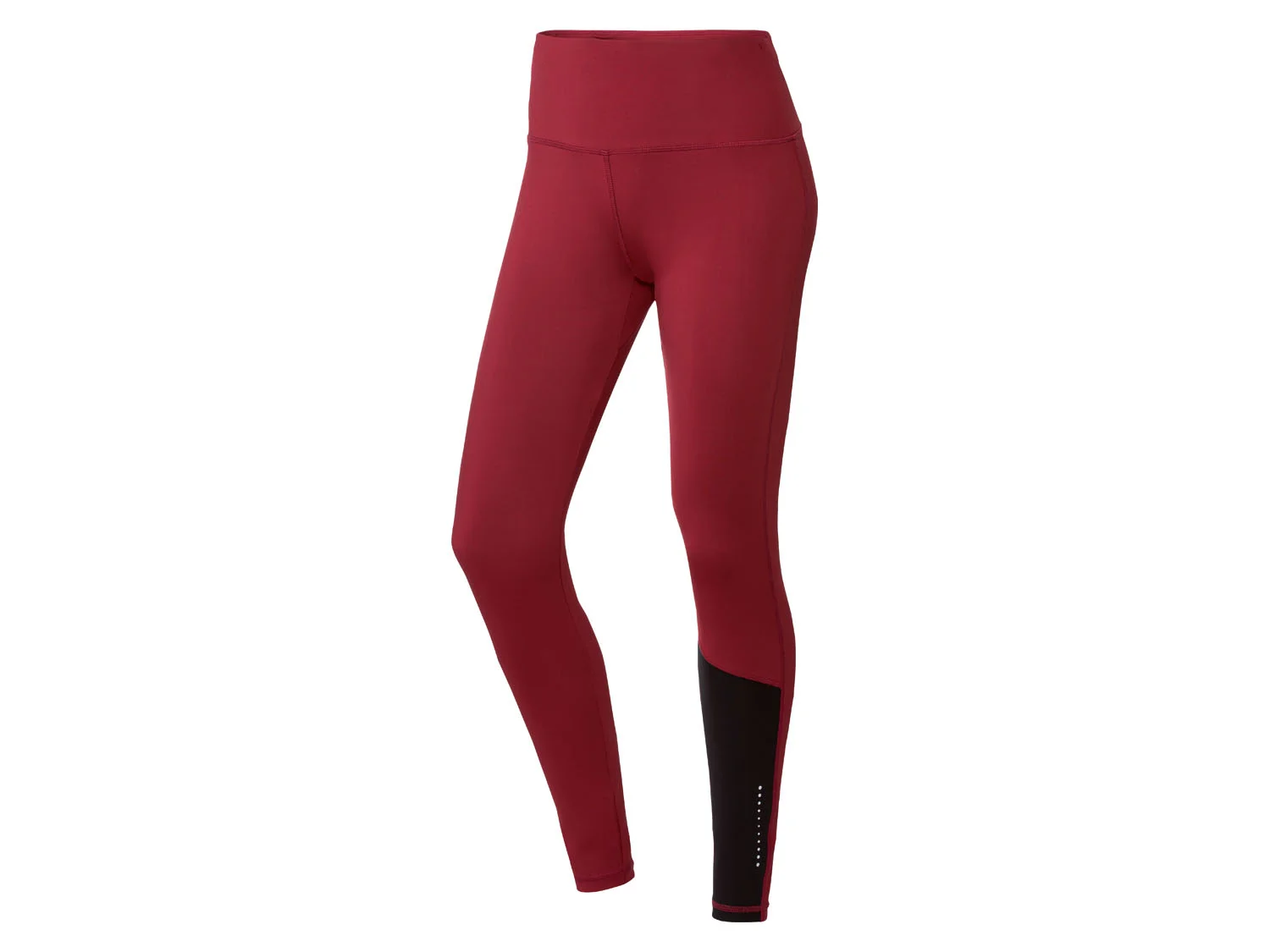 CRIVIT Legginsy sportowe damskie (XS (32/34), Czarny/bordowy) miniaturka