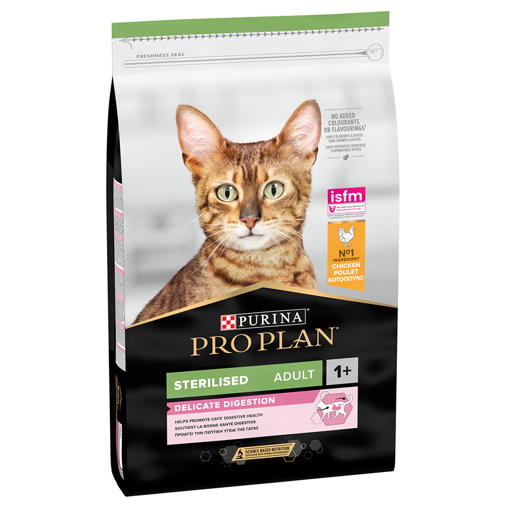 PURINA PRO PLAN Sterilised Adult Delicate Digestion, kurczak - 10 kg