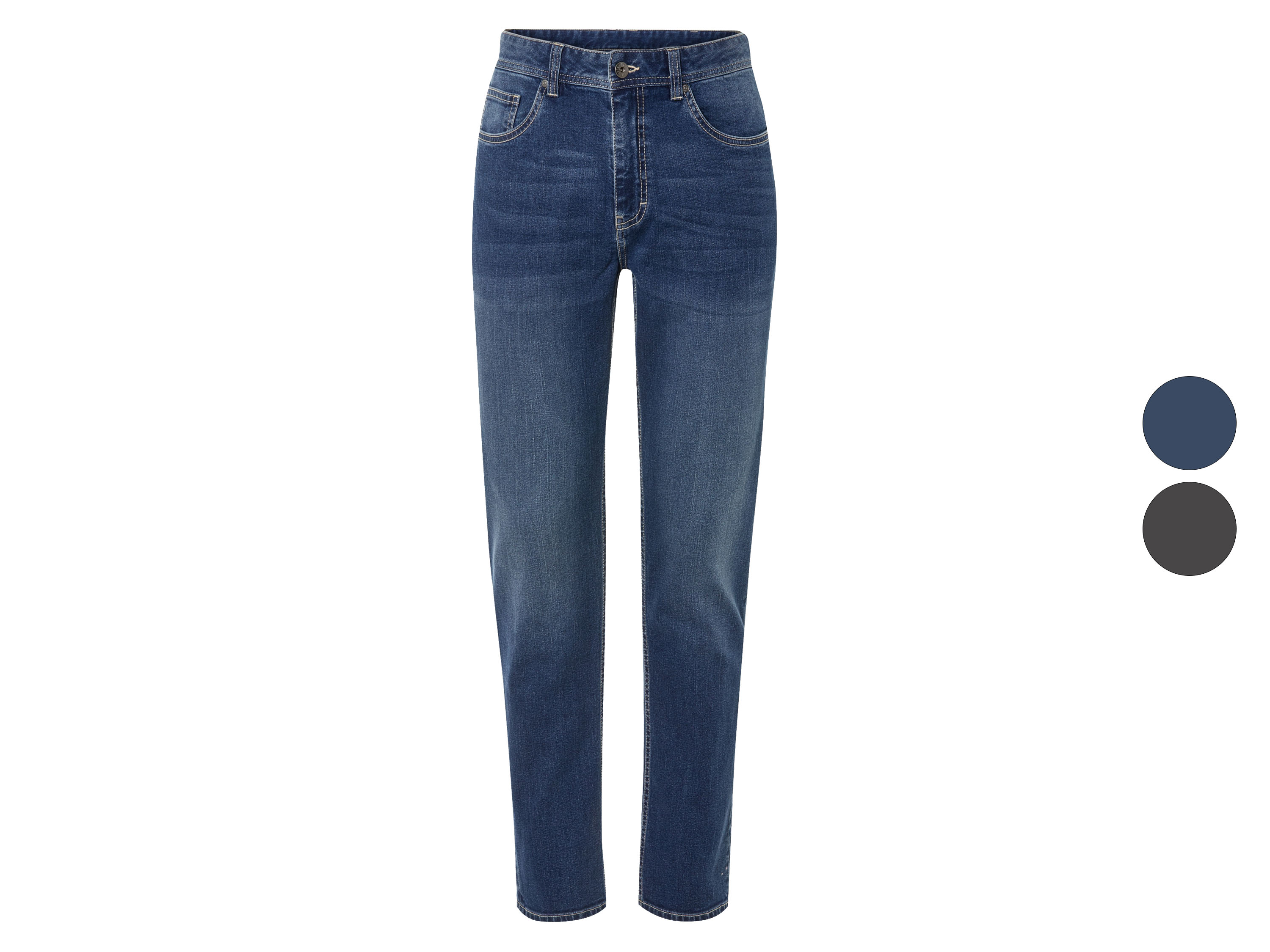 LIVERGY® Jeansy męskie z bawełny, slim fit