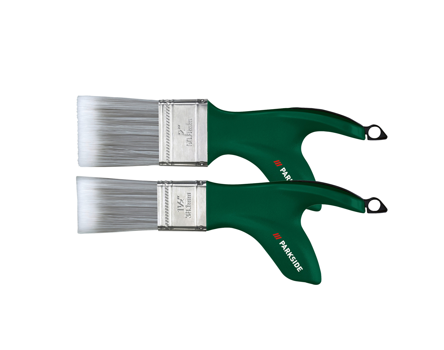 PARKSIDE® Pędzel malarski z ergonomicznym uchwytem (Pędzel ze stałą główką, 2 szt.) miniaturka