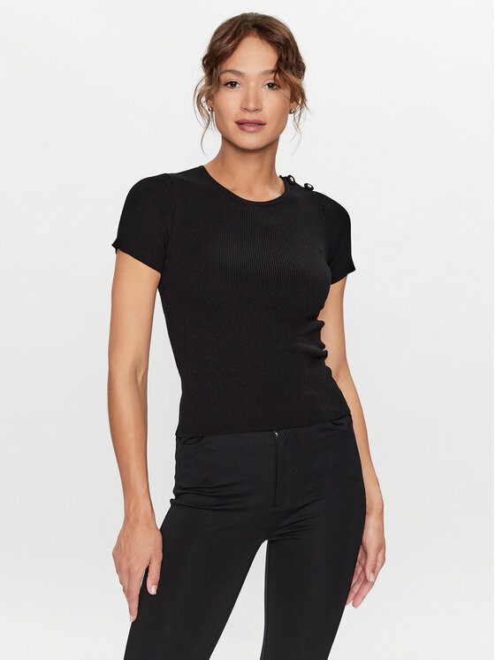 Liu Jo Sport T-Shirt CF3204 MS99E Czarny Slim Leg