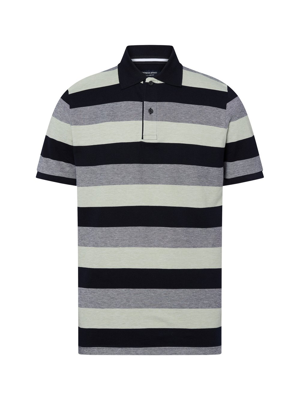 Andrew James Męska koszulka polo Mężczyźni Bawełna niebieski, XL