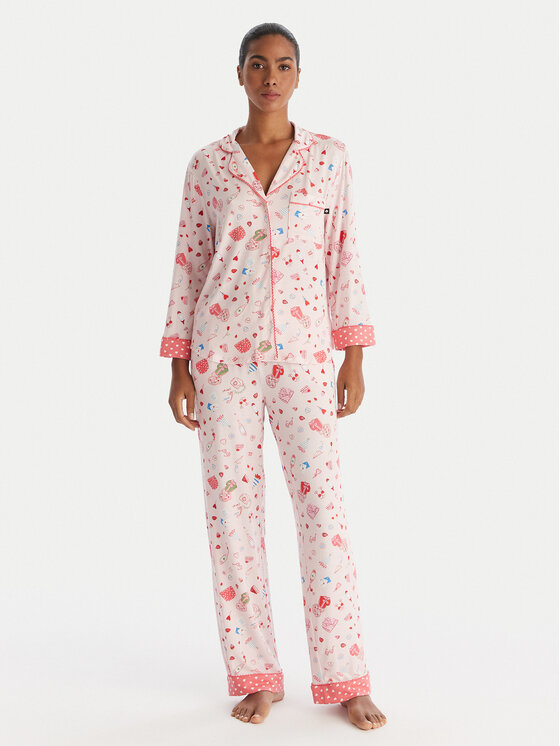 Kate Spade Piżama KSI82772 Różowy Regular Fit