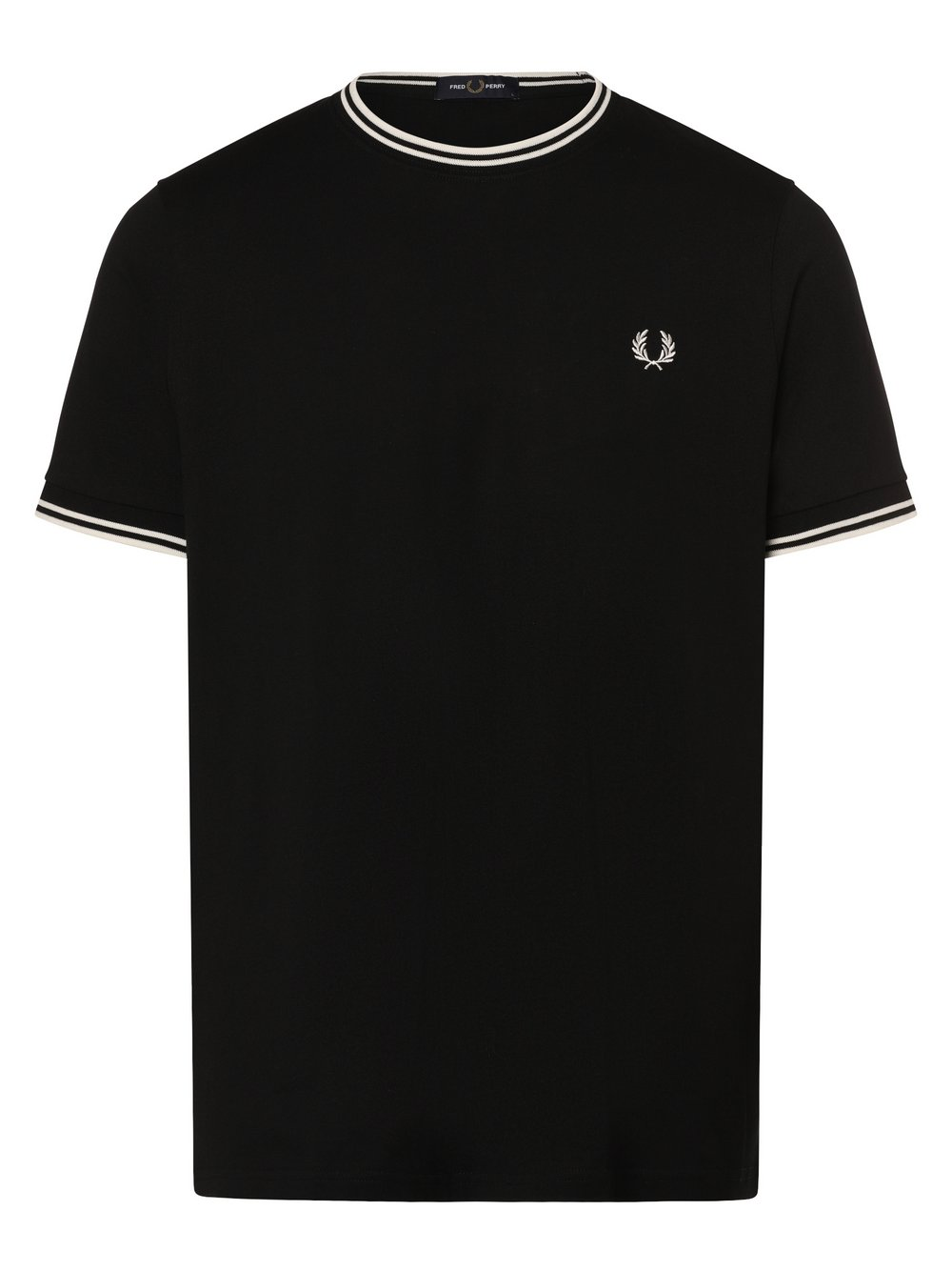 Fred Perry T-shirt męski Mężczyźni Bawełna czarny, XXL