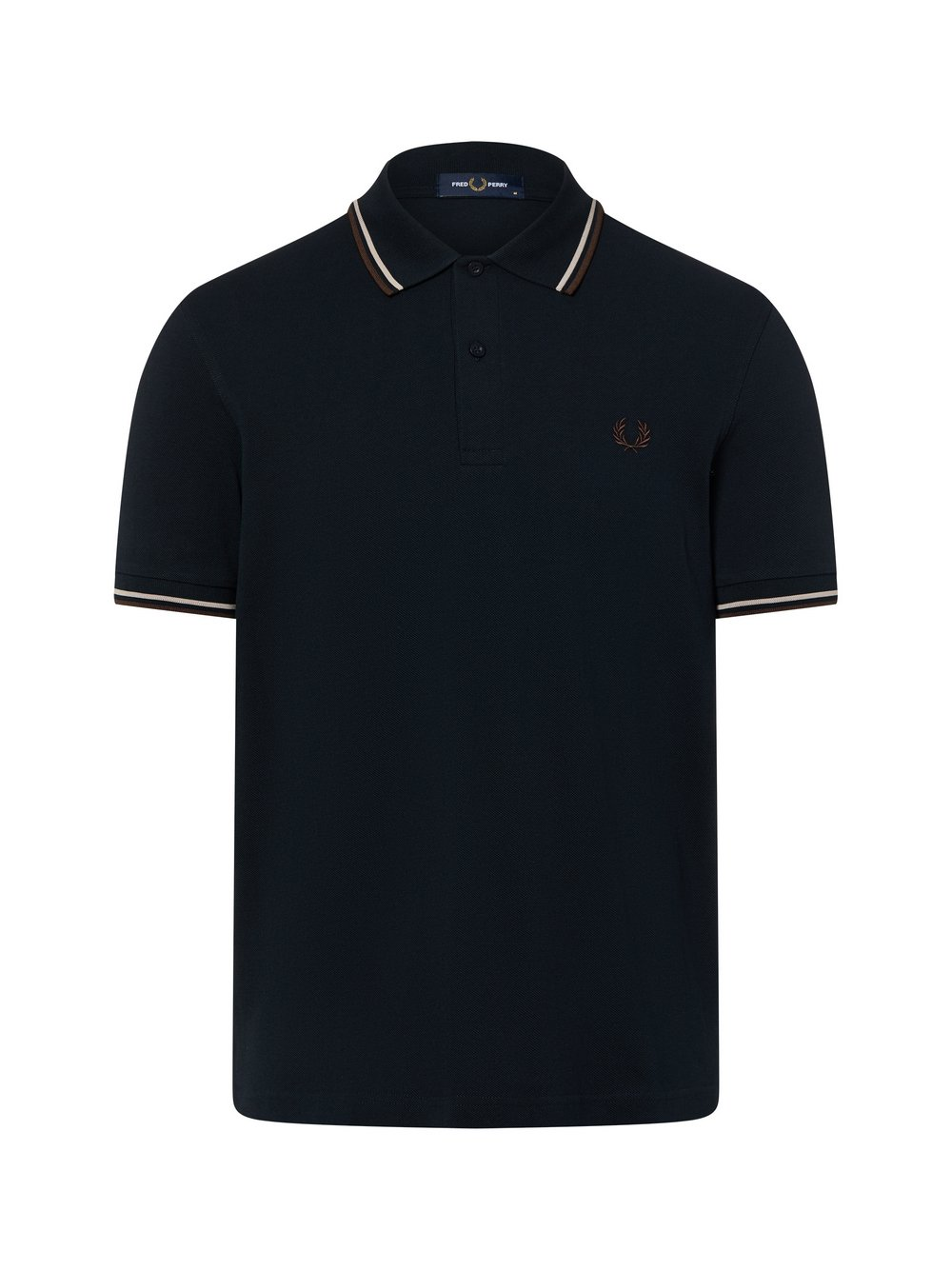 Fred Perry Męska koszulka polo Mężczyźni Bawełna niebieski, M