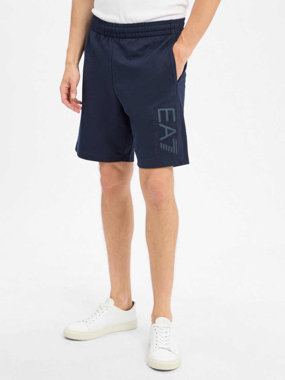 EA7 Emporio Armani Szorty Mężczyźni Bawełna niebieski, XL