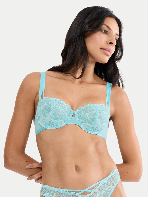 Triumph Biustonosz balkonetka Palina Moonlight Kiss 10224870 Turkusowy