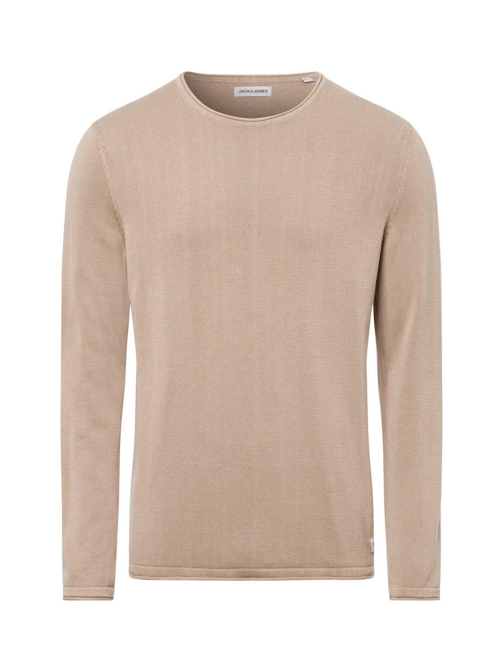 Jack & Jones Sweter męski Mężczyźni Bawełna beżowy, XXL