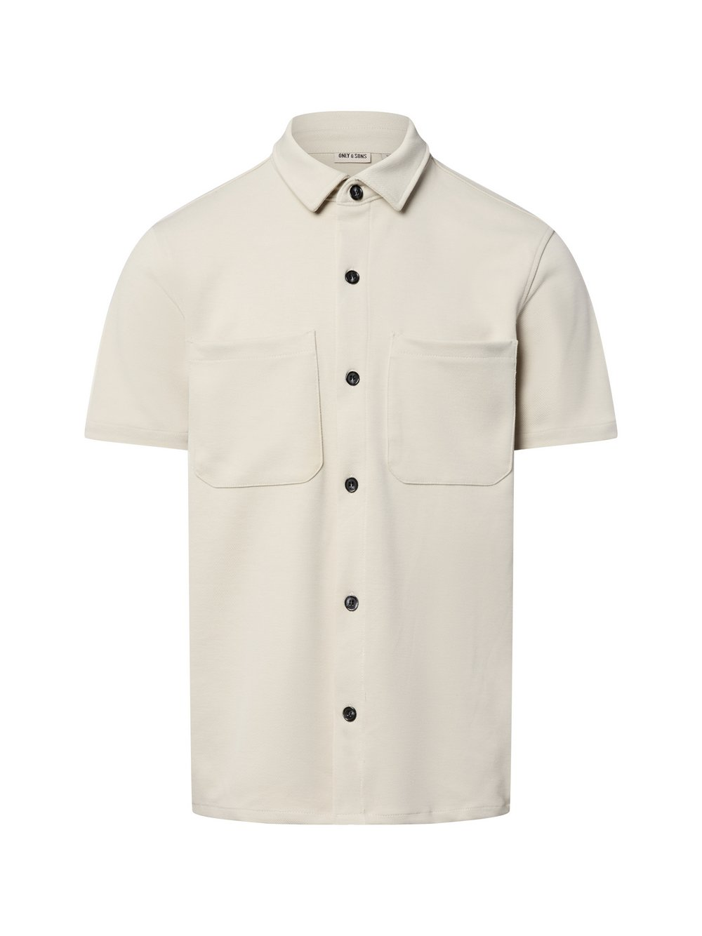 Only&Sons Męska koszula casual - ONSNewKodyl Mężczyźni Regular Fit beżowy, S