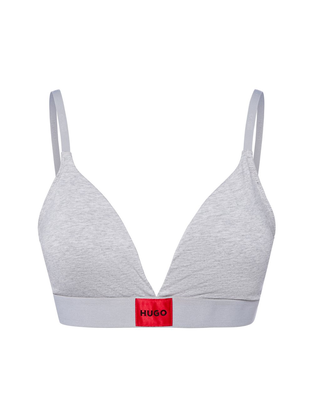 HUGO Damski biustonosz typu bralette Kobiety Dżersej szary, L