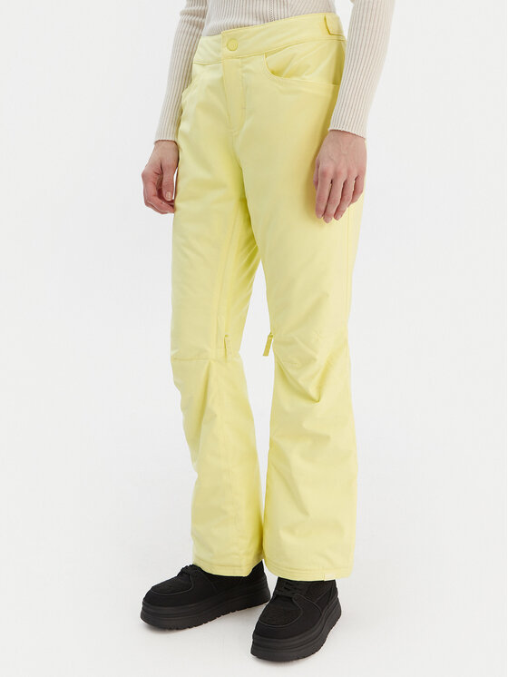 Roxy Spodnie snowboardowe Backyard ERJTP03299 Żółty Tailored Fit miniaturka