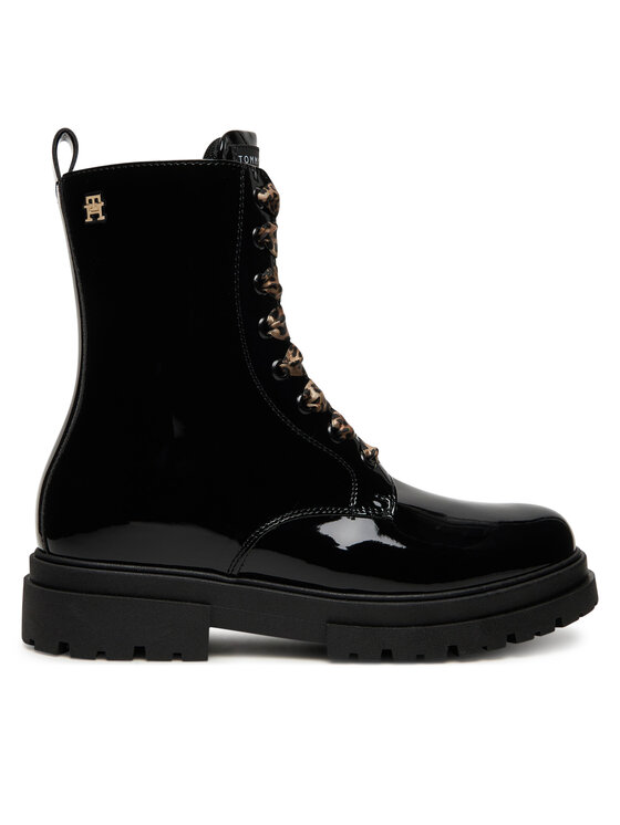 Tommy Hilfiger Trzewiki T4A5-34026-0775 D Czarny