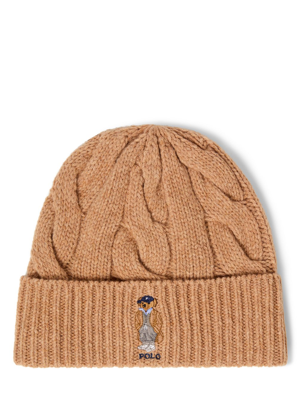 Polo Ralph Lauren Czapka z zawartością wełny Kobiety Wełna brązowy, ONE SIZE
