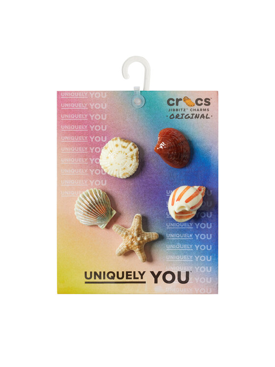 Crocs Ozdoba do butów Jibbitz™ She Sells Seashells 5-Pack 10014671 Kolorowy