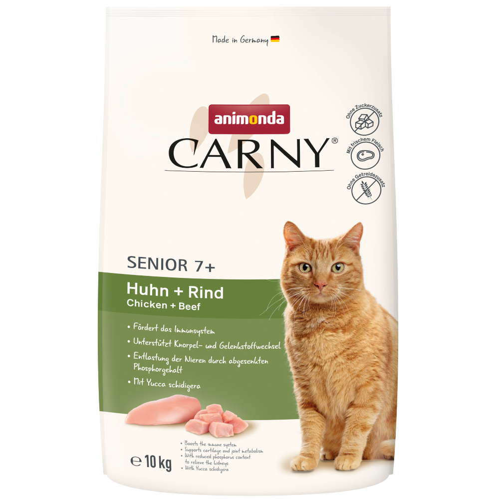 animonda Carny Senior, kurczak z wołowiną - 10 kg