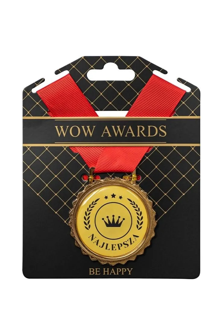 Medal prezentowy z napisem Najlepsza
