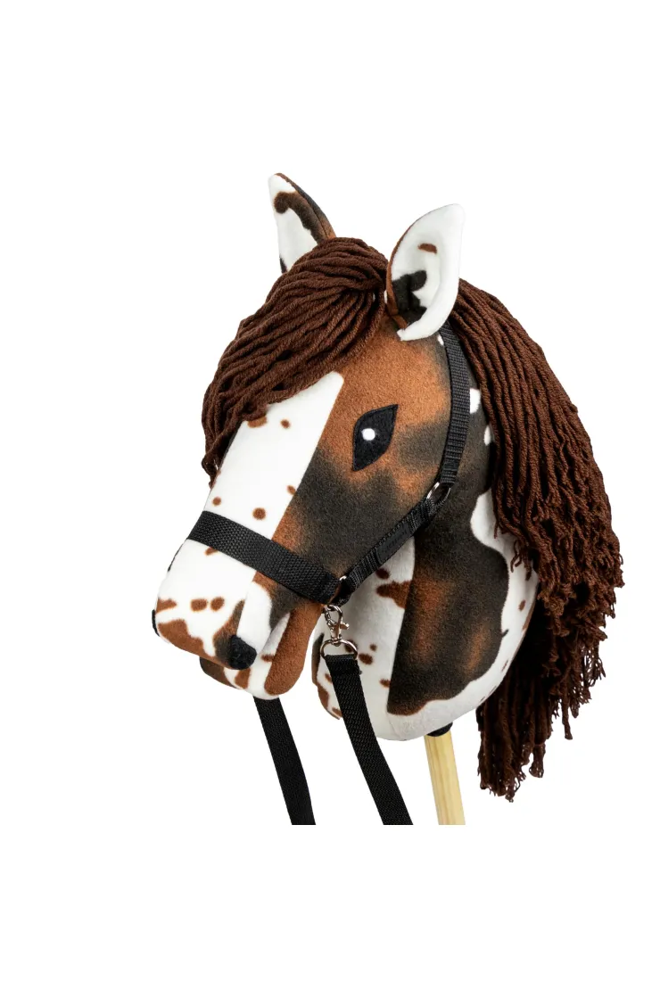Hobby Horse Skippi. Koń na kiju gniado-srokaty