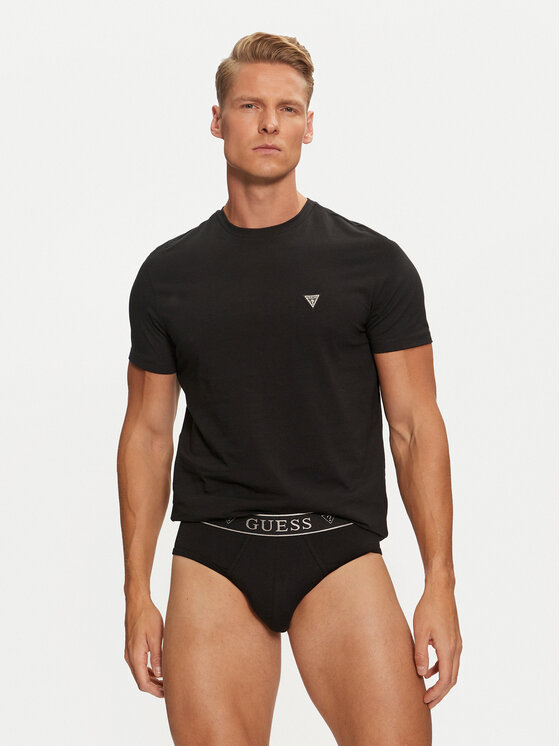 Guess Piżama U4BG86 KCD31 Czarny Regular Fit miniaturka