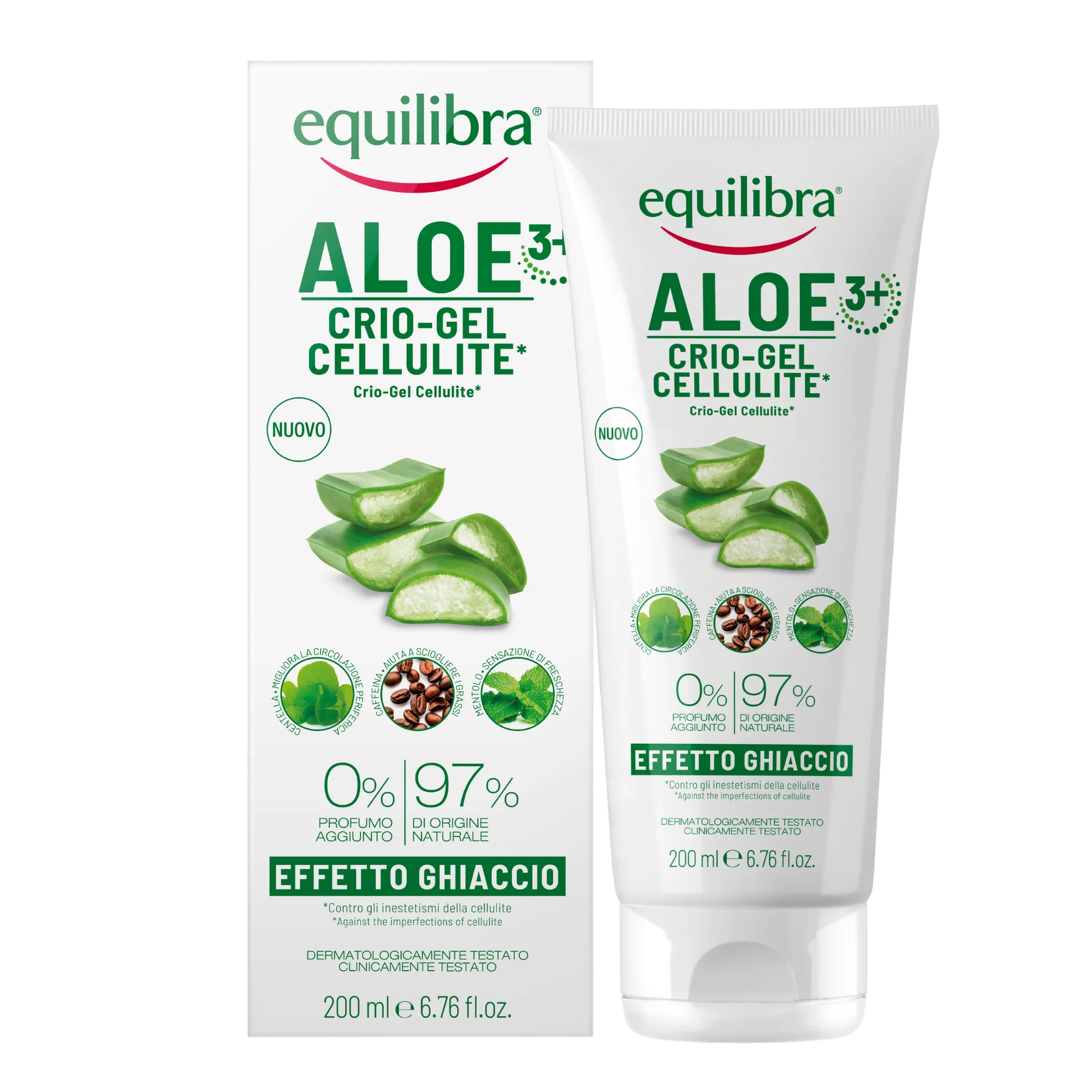 EQUILIBRA Aloesowy chłodzący żel antycellulitowy 3+ 200 ml