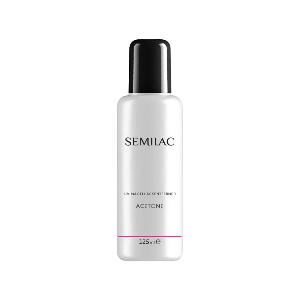 Zmywacz do lakieru hybrydowego Semilac Acetone 125ml
