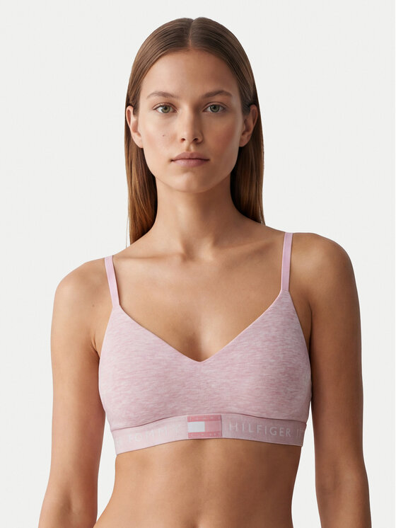 Tommy Hilfiger Biustonosz braletka UW0UW05715 Różowy jasny
