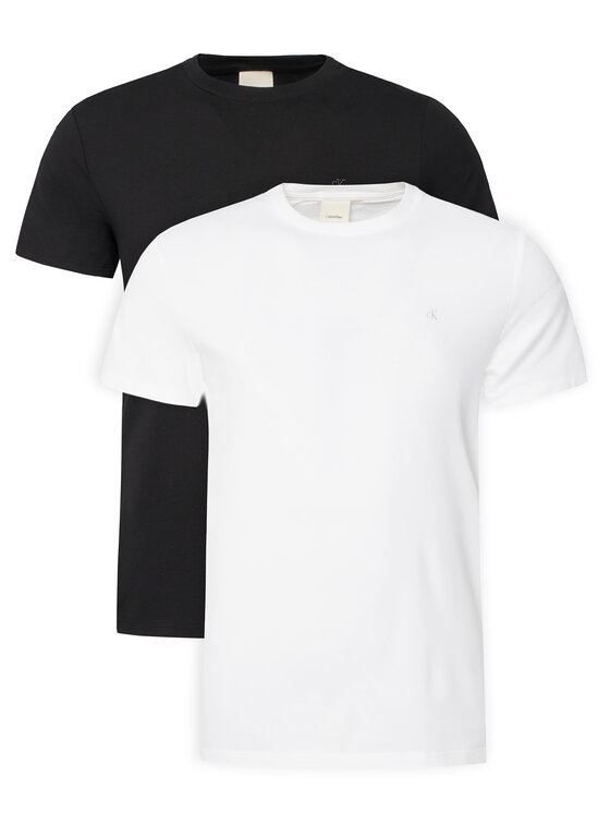 Calvin Klein Komplet t-shirtów LV04LD245G Kolorowy Slim Fit