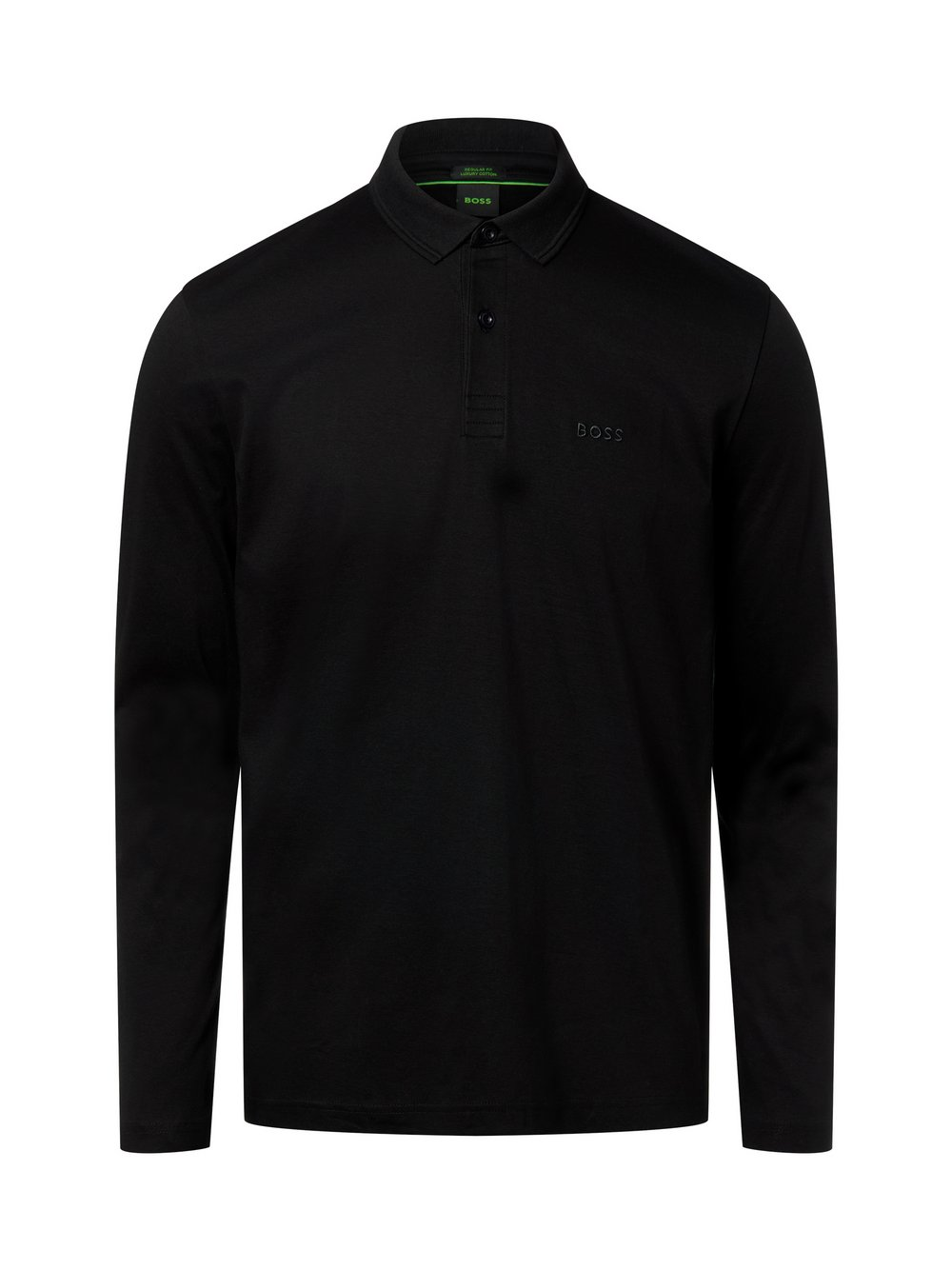 BOSS Green Męska koszulka polo - Pirol Mężczyźni Bawełna czarny, XL