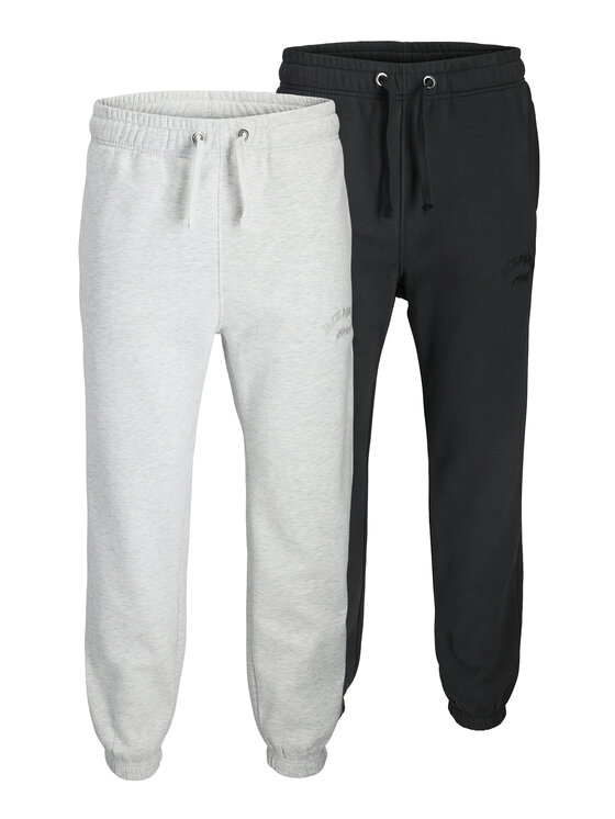Jack & Jones Komplet spodni Kane Bleecker 12294405 Czarny Relaxed Fit