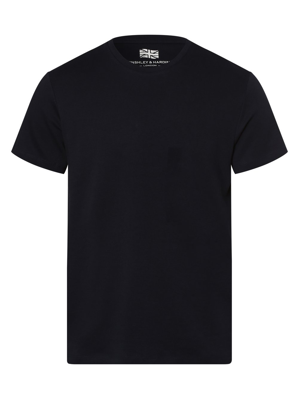 Finshley & Harding London T-shirt męski Mężczyźni Bawełna niebieski, XS