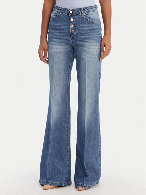 Fracomina Jeansy FR26SVA013D40902 Niebieski Bootcut Fit