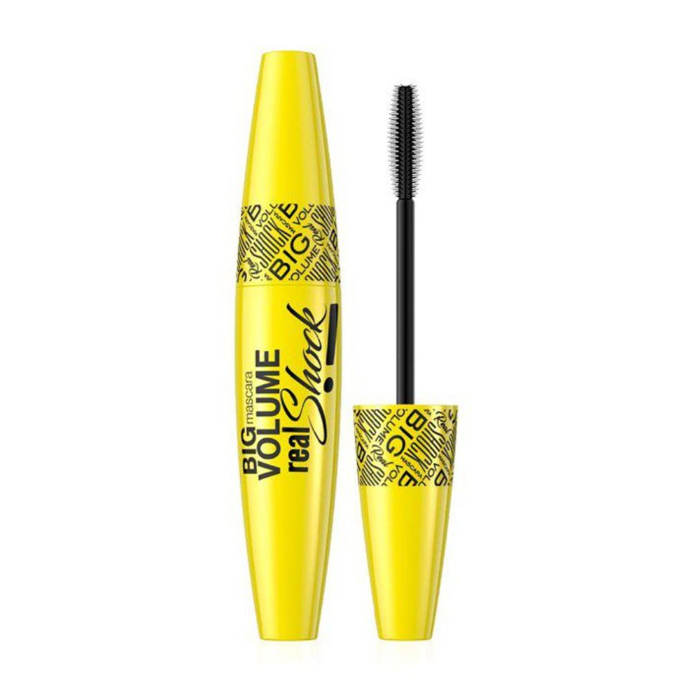 Eveline Tusz do rzęs Big Volume Real Shock! Black 10 ml