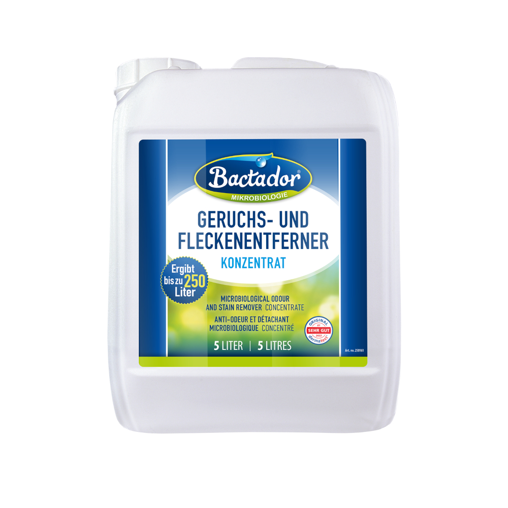 Bactador neutralizator zapachów i odplamiacz - 5 litrów (koncentrat)