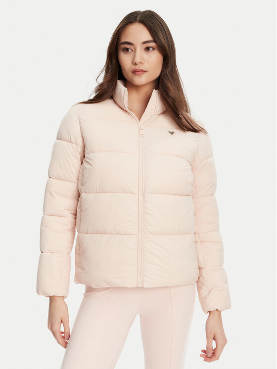 Guess Kurtka zimowa V4YL03 WFUD0 Różowy Regular Fit