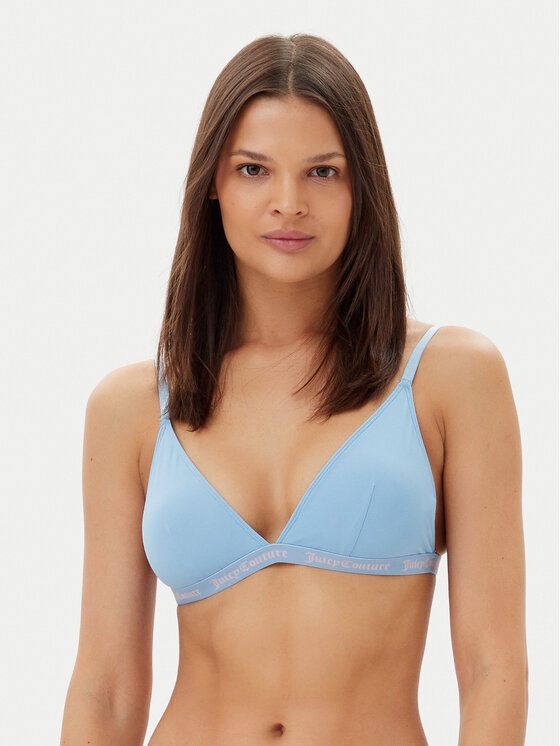 Juicy Couture Biustonosz bezfiszbinowy JCTTH125958 Niebieski miniaturka