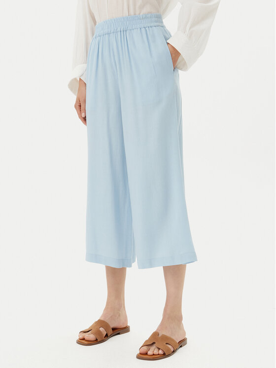 Pieces Kuloty Pia 17154737 Błękitny Wide Leg miniaturka