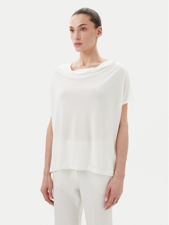 Bruuns Bazaar Bluzka Ginae BBW4362 Biały Regular Fit