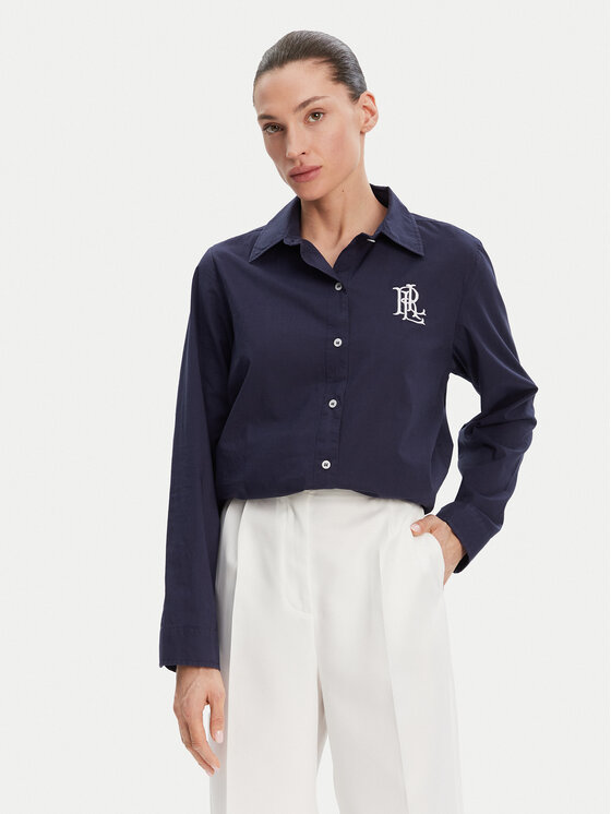 LAUREN RALPH LAUREN Koszula 20529276 Granatowy Regular Fit