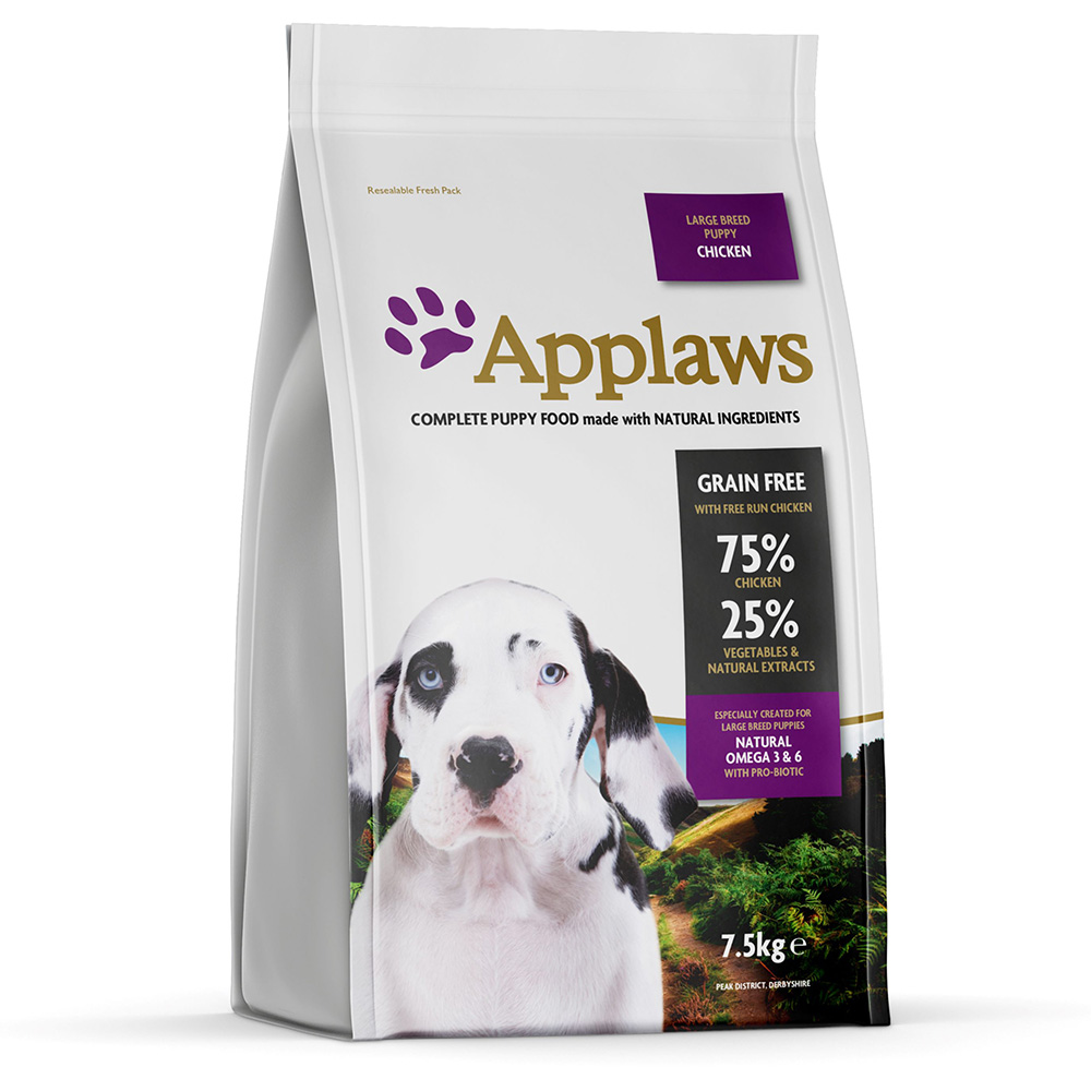 Applaws Puppy dla dużych ras, kurczak - 2 x 7,5 kg